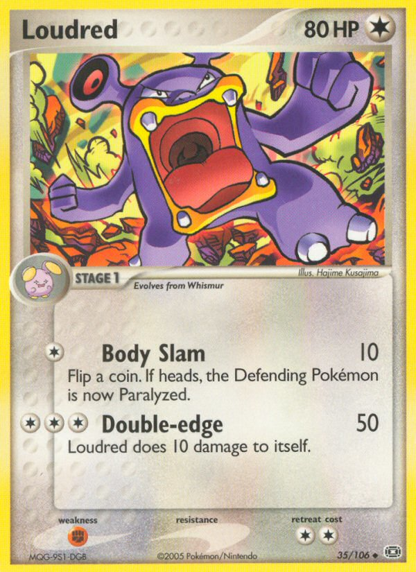 Loudred (35/106) [EX: Emerald] 