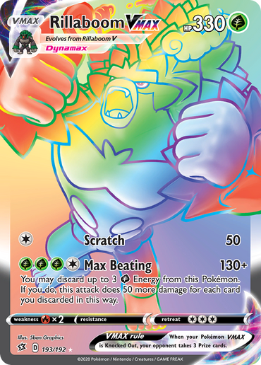 Rillaboom VMAX (193/192) [Sword &amp; Shield: Rebel Clash] 
