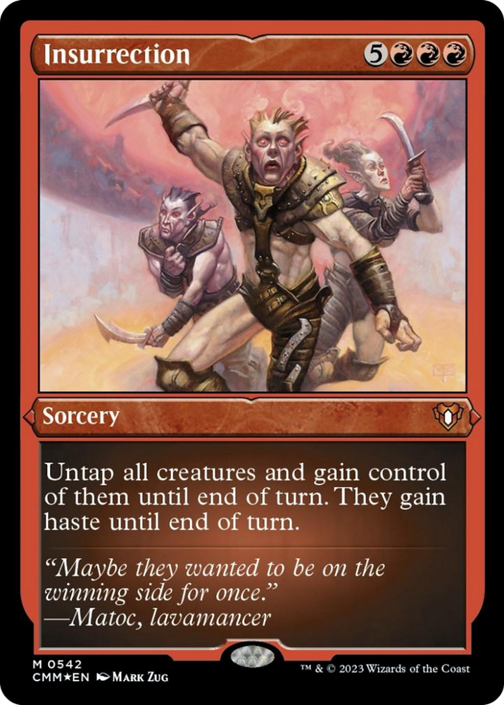 Insurrection (Foil Etched) [Commander Masters] 