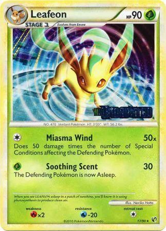 Leafeon (17/90) (Prerelease Promo) [Nintendo: Black Star Promos] 
