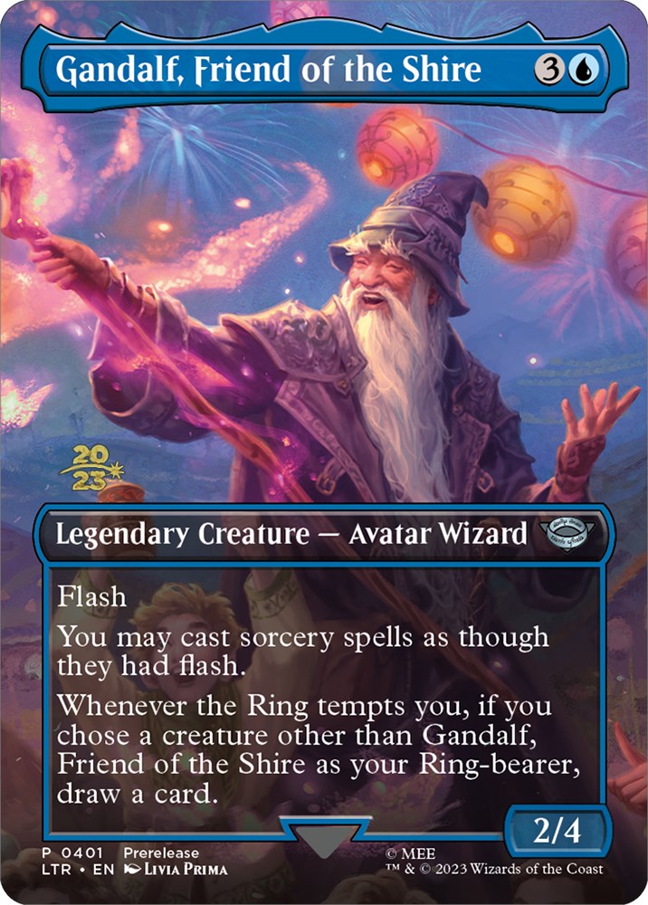 Gandalf, Friend of the Shire [The Lord of the Rings: Tales of Middle-Earth Prerelease Promos] 