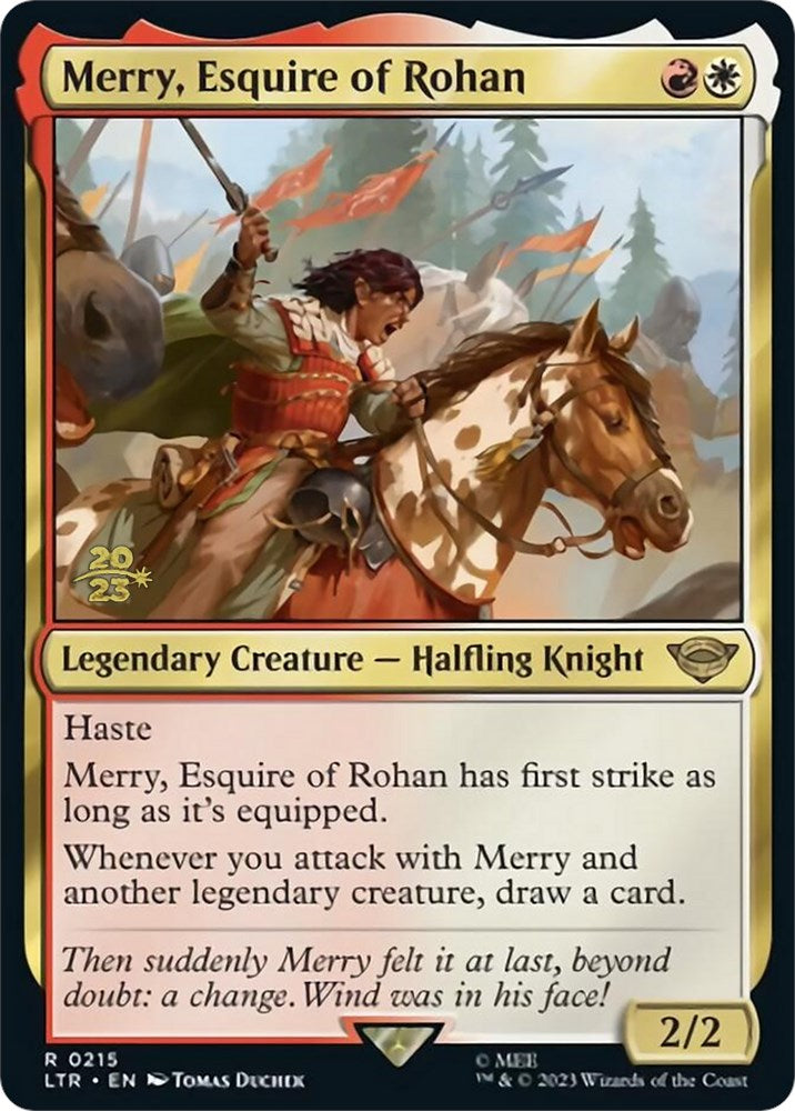Merry, Esquire of Rohan [The Lord of the Rings: Tales of Middle-Earth Prerelease Promos] 