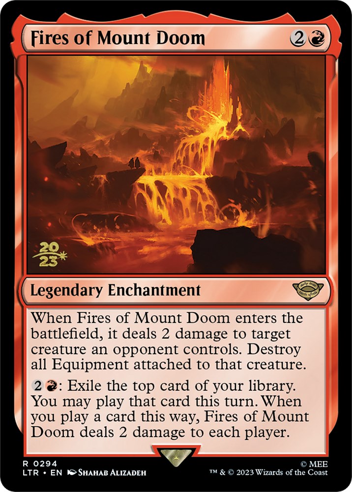 Fires of Mount Doom [The Lord of the Rings: Tales of Middle-Earth Prerelease Promos] 