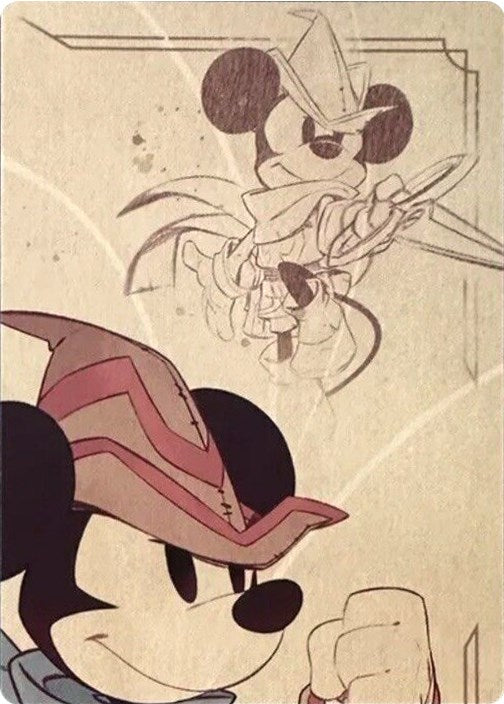 Mickey Mouse - Brave Little Tailor Puzzle Insert (Top Right) [The First Chapter] 