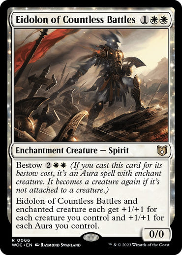Eidolon of Countless Battles [Wilds of Eldraine Commander] 