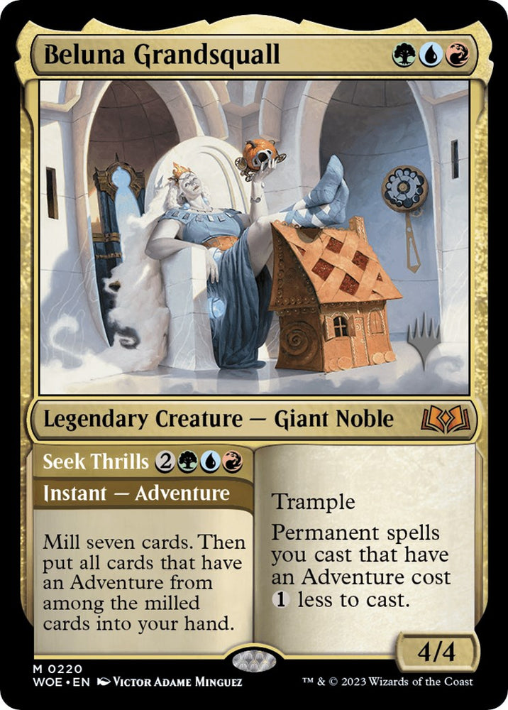 Beluna Grandsquall // Seek Thrills(Promo Pack) [Wilds of Eldraine Promos] 
