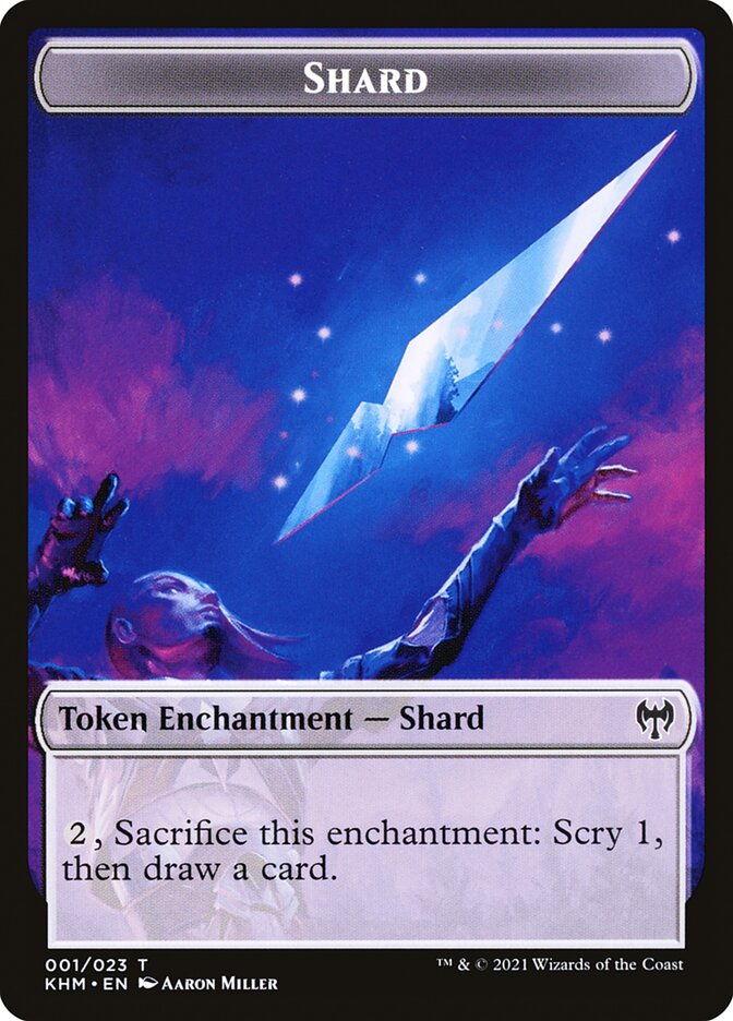 Dwarf Berserker // Shard Double-Sided Token [Kaldheim Tokens] 