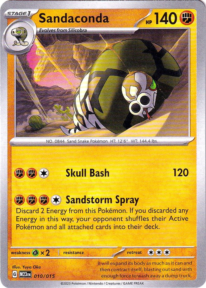 Sandaconda (010/015) [McDonald's Promos: 2023 Collection] 