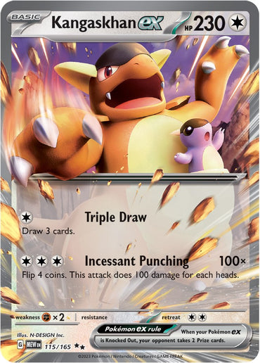 Kangaskhan ex (115/165) [Scarlet &amp; Violet: 151] 