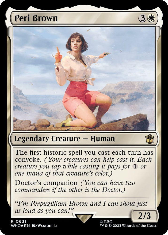 Peri Brown (Surge Foil) [Doctor Who] 