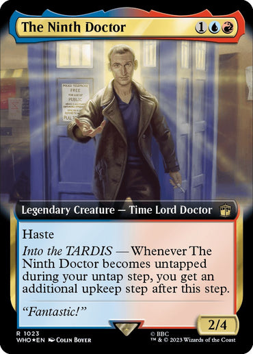The Ninth Doctor (Extended Art) (Surge Foil) [Doctor Who] 