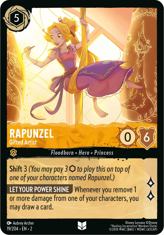 Rapunzel - Gifted Artist (19/204) [Rise of the Floodborn] 