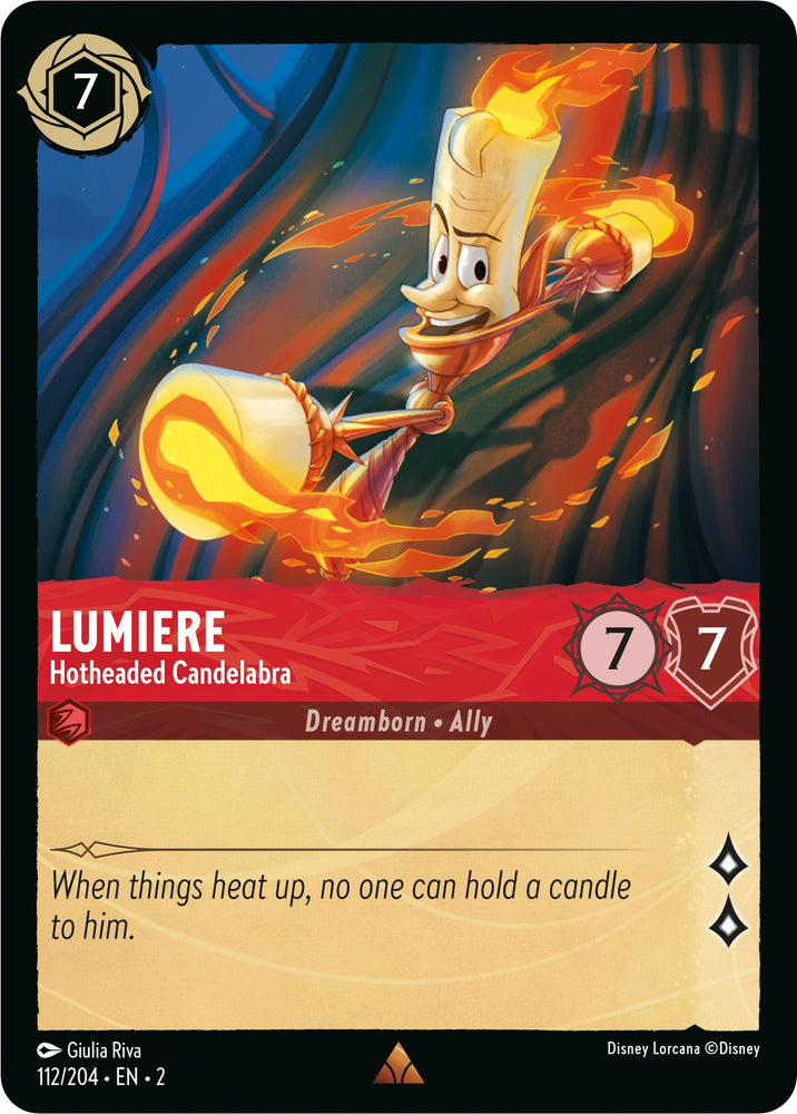 Lumiere - Hotheaded Candelabra (112/204) [Rise of the Floodborn] 