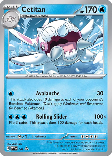 Cetitan (063) [Scarlet &amp; Violet: Black Star Promos] 