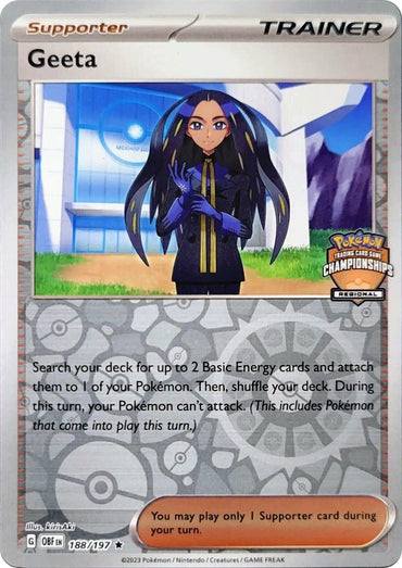 Geeta (188/197) (Regional Championships) [League &amp; Championship Cards] 