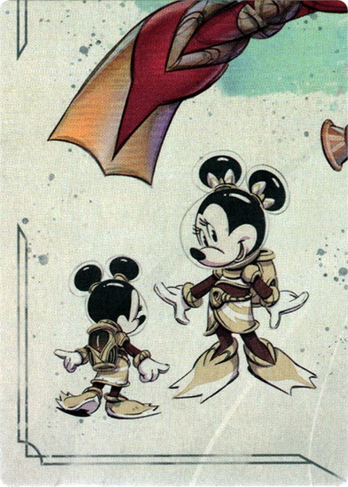 Minnie Mouse - Wide-Eyed Diver Puzzle Insert (Bottom Left) [Rise of the Floodborn] 