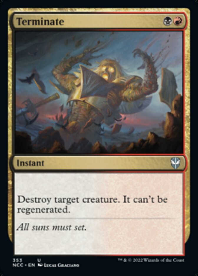 Terminate [Streets of New Capenna Commander] 