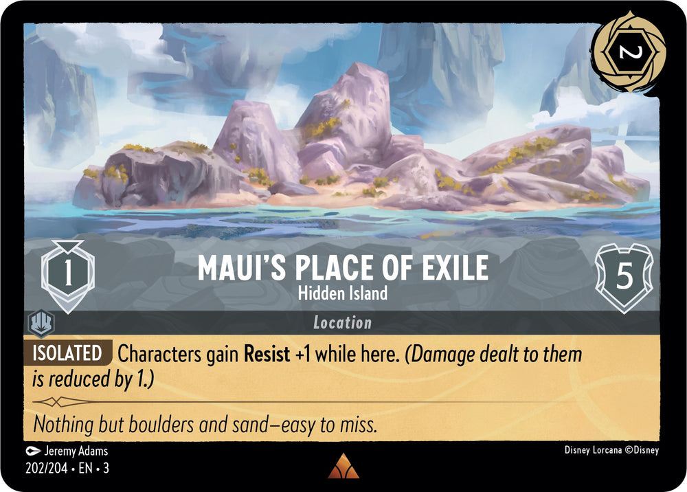 Maui's Place of Exile - Hidden Island (202/204) [Into the Inklands] 