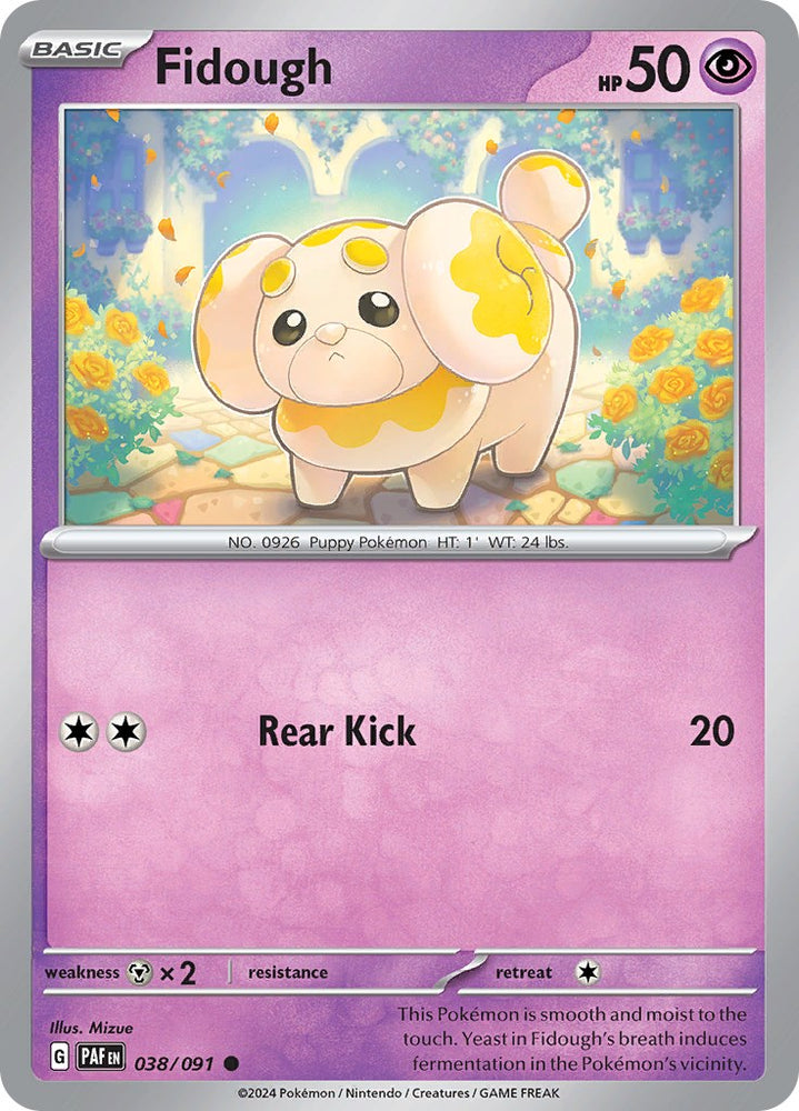Fidough (038/091) [Scarlet &amp; Violet: Paldean Fates] 