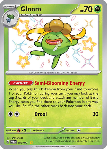 Gloom (093/091) [Scarlet &amp; Violet: Paldean Fates] 