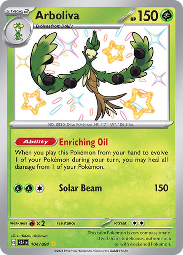 Arboliva (104/091) [Scarlet &amp; Violet: Paldean Fates] 