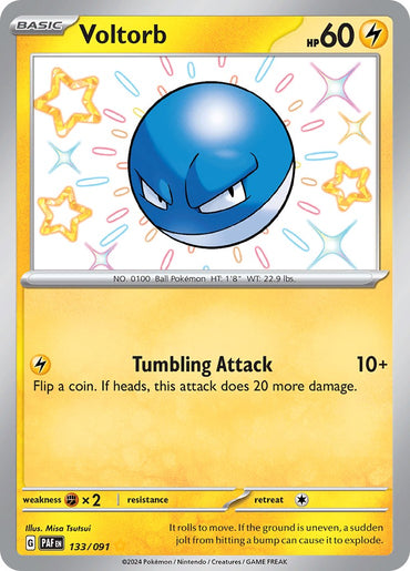 Voltorb (133/091) [Scarlet &amp; Violet: Paldean Fates] 