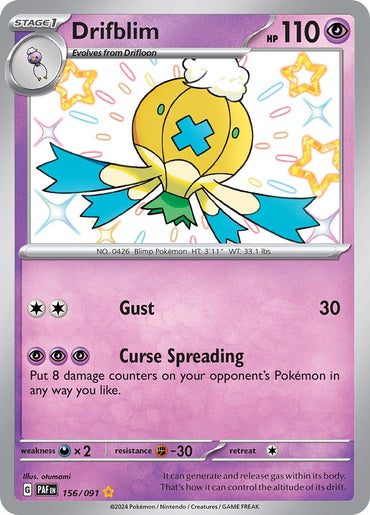 Drifblim (156/091) [Scarlet &amp; Violet: Paldean Fates] 