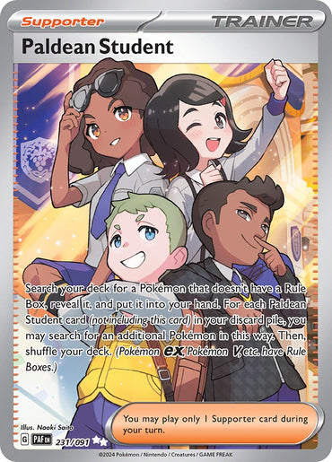 Paldean Student (231/091) [Scarlet &amp; Violet: Paldean Fates] 