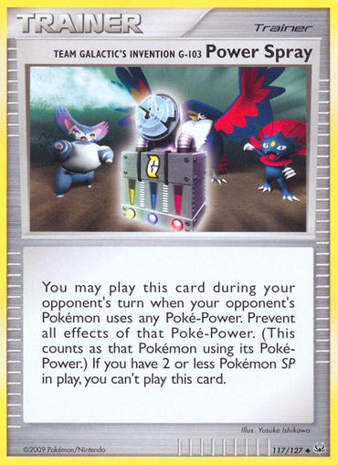 Team Galactic's Invention G-103 Power Spray (117/127) [Platinum: Base Set] 