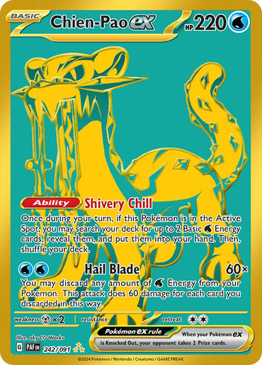 Chien-Pao ex (242/091) [Scarlet &amp; Violet: Paldean Fates] 
