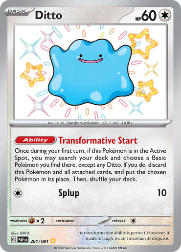 Ditto (201/091) [Scarlet &amp; Violet: Paldean Fates] 
