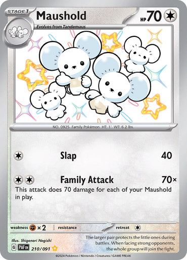 Maushold (210/091) [Scarlet &amp; Violet: Paldean Fates] 
