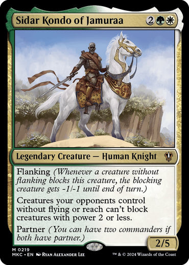 Sidar Kondo of Jamuraa [Murders at Karlov Manor Commander] 