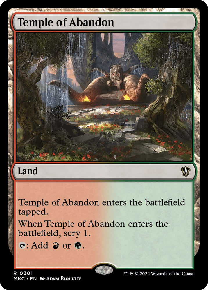 Temple of Abandon [Murders at Karlov Manor Commander] 