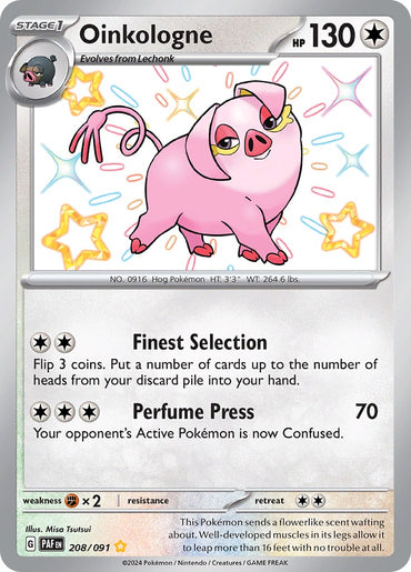 Oinkologne (208/091) [Scarlet &amp; Violet: Paldean Fates] 
