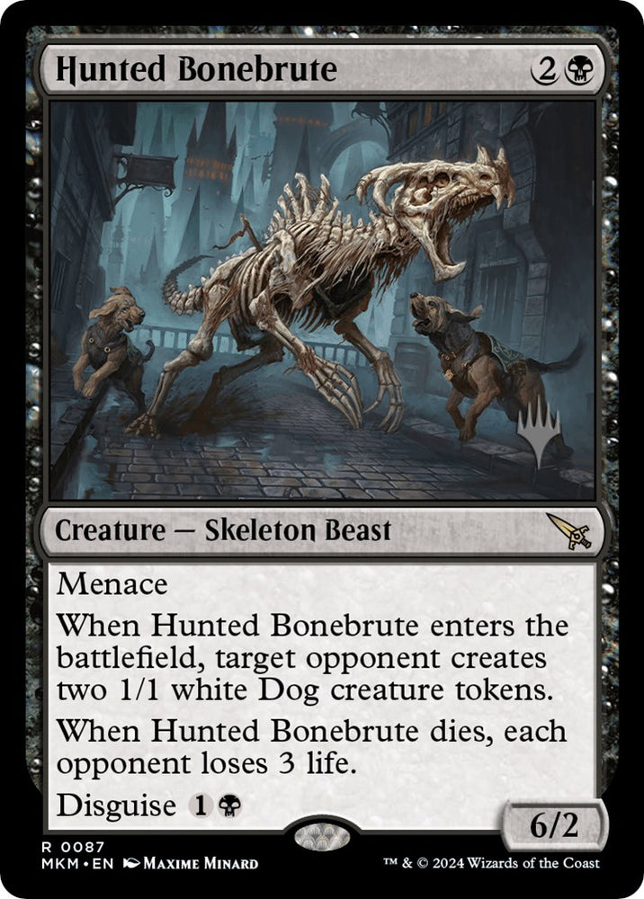 Hunted Bonebrute (Promo Pack) [Murders at Karlov Manor Promos] 