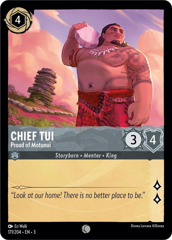Chief Tui - Proud of Motunui (171/204) [Into the Inklands] 