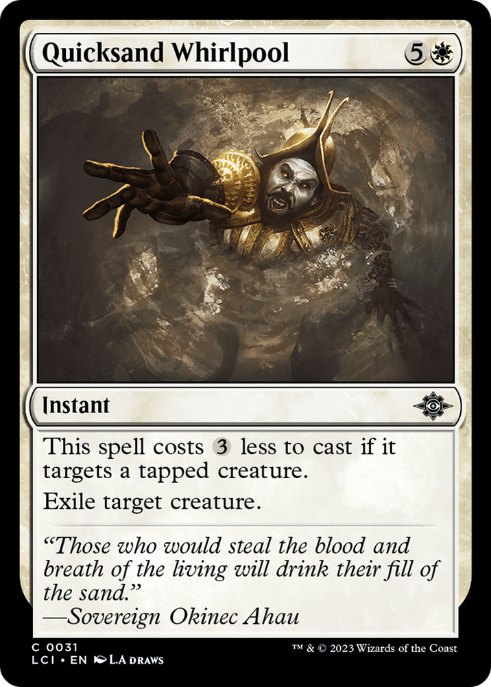 Quicksand Whirlpool [The Lost Caverns of Ixalan] 