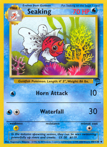 Seaking (60/130) [Base Set 2] 