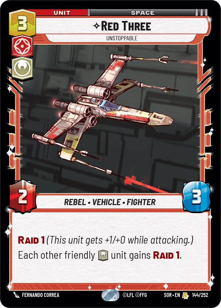 Red Three - Unstoppable (144/252) [Spark of Rebellion] 