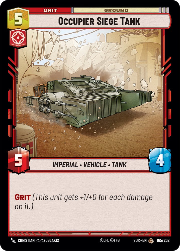 Occupy Siege Tank (165/252) [Spark of Rebellion] 