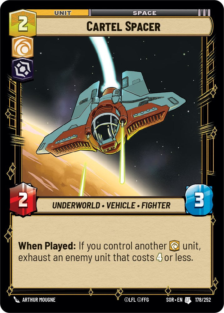 Cartel Spacer (178/252) [Spark of Rebellion] 