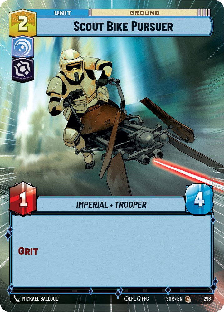 Scout Bike Pursuer (Hyperspace) (298) [Spark of Rebellion] 