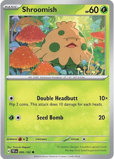 Shroomish (006/162) [Scarlet &amp; Violet: Temporal Forces] 