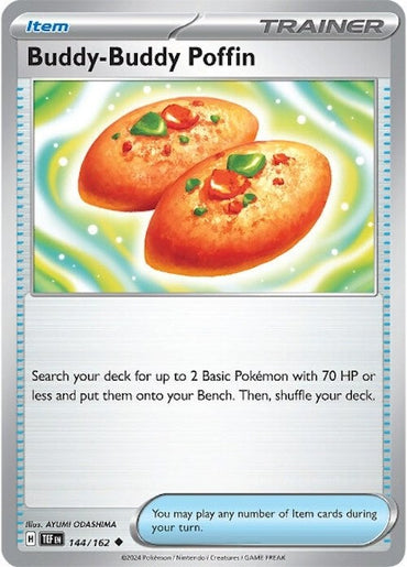 Buddy-Buddy Poffin (144/162) [Scarlet &amp; Violet: Temporal Forces] 