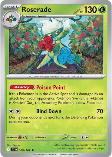 Roserade (009/162) [Scarlet &amp; Violet: Temporal Forces] 