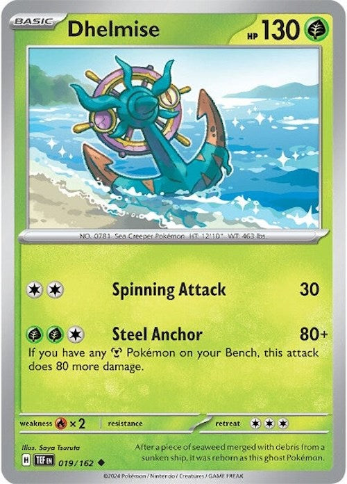 Dhelmise (019/162) [Scarlet &amp; Violet: Temporal Forces] 