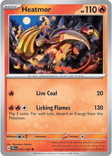 Heatmor (031/162) [Scarlet &amp; Violet: Temporal Forces] 