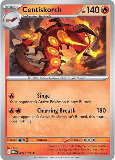 Centiskorch (037/162) [Scarlet &amp; Violet: Temporal Forces] 