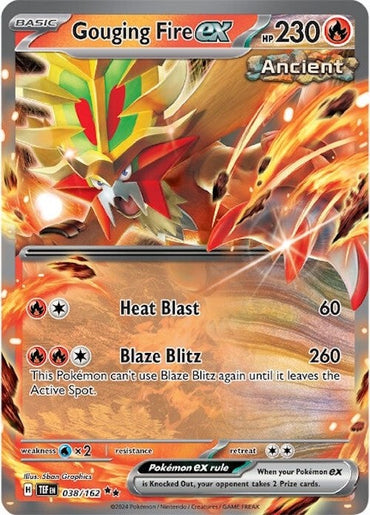 Gouging Fire ex (038/162) [Scarlet &amp; Violet: Temporal Forces] 